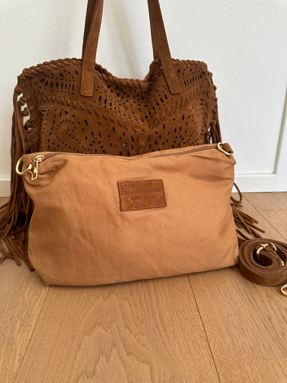 FARAH SUEDE- frange