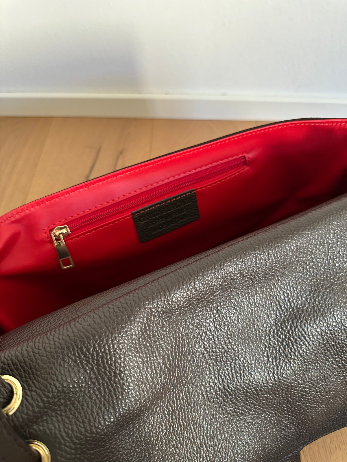 ANNABEL maxi camoscio- borsa a spalla