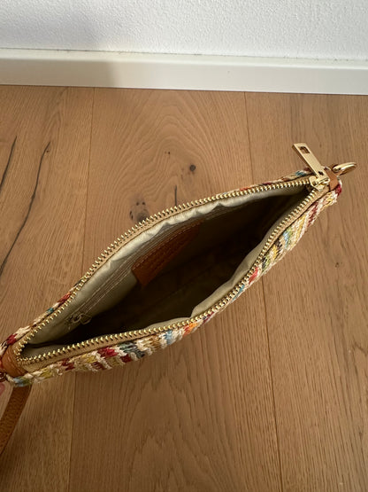 POCHETTE RAINBOW - rafia