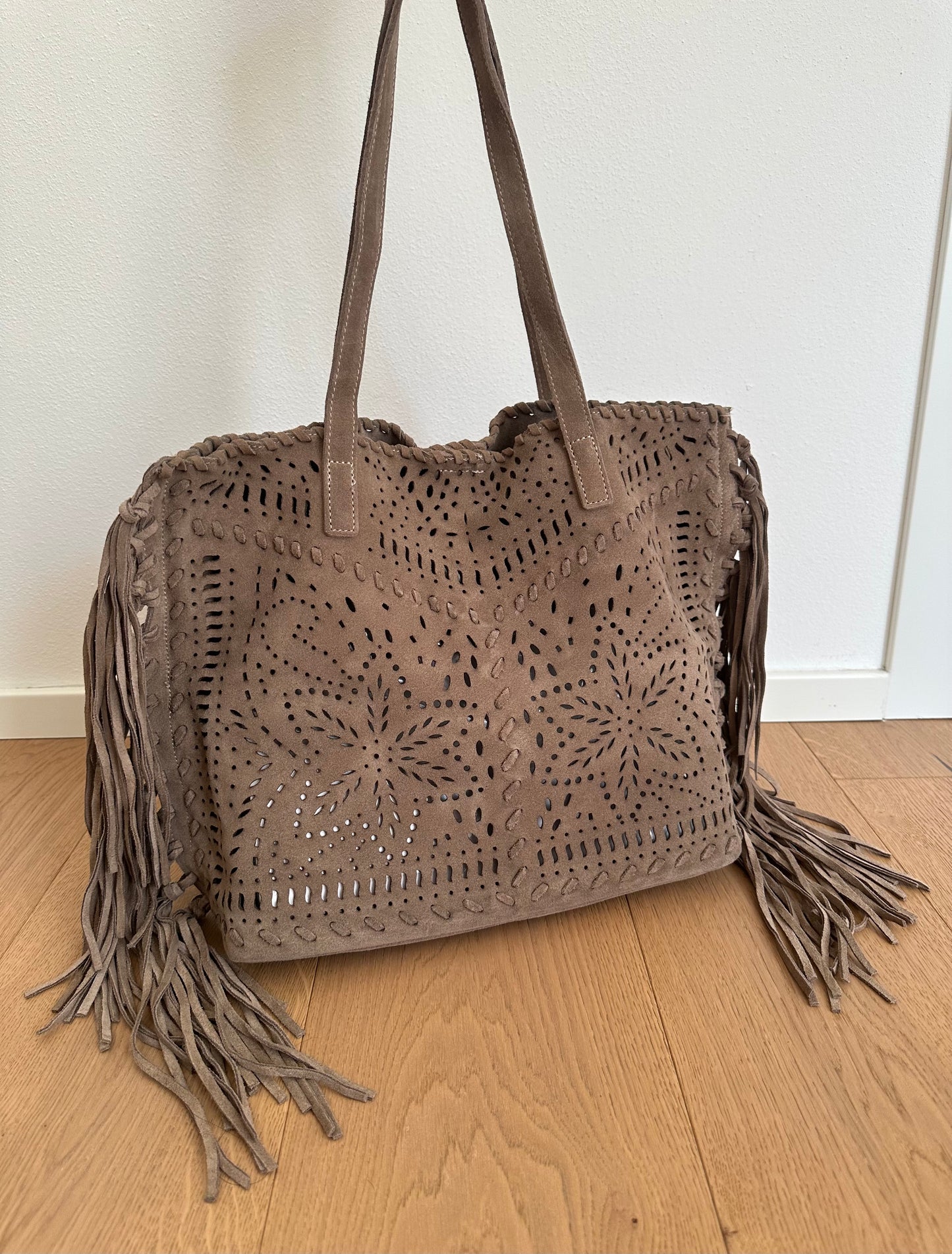 FARAH SUEDE- frange