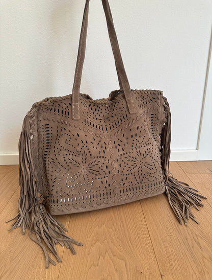 FARAH SUEDE- frange