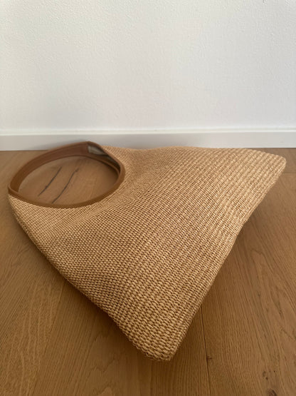 MIREA- rafia hobo bag