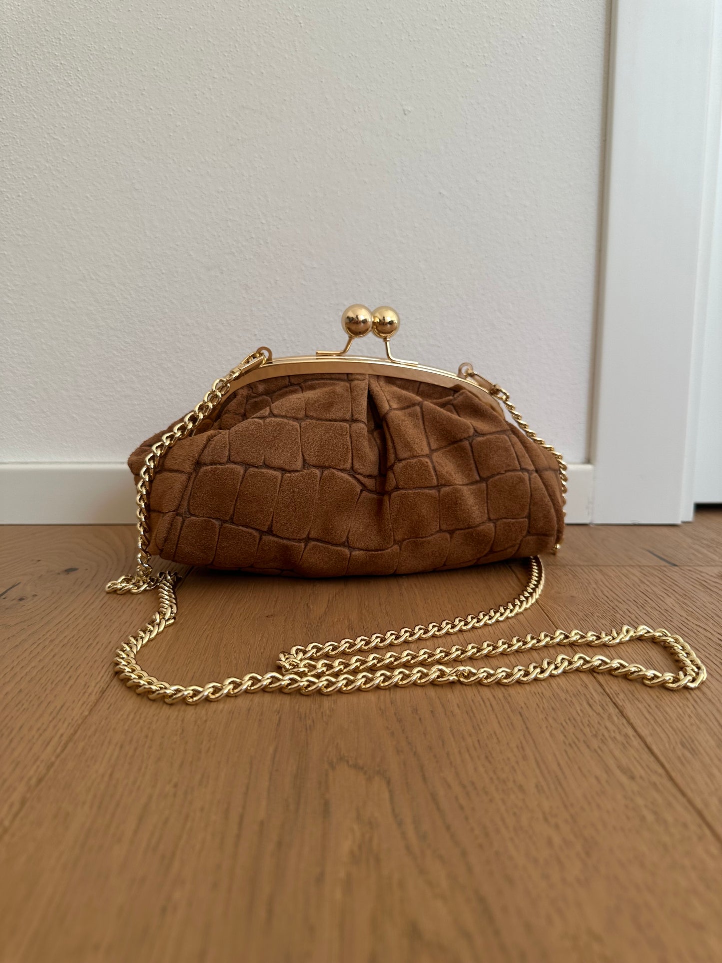 FORTUNA clutch - cocco suede