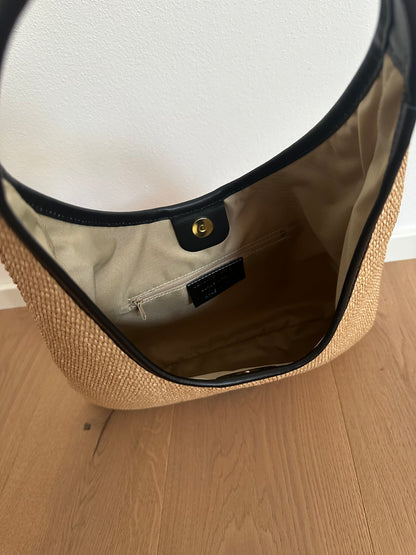 MIREA Classic- rafia hobo bag