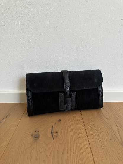 HANNAH suede- pochette con tracolla