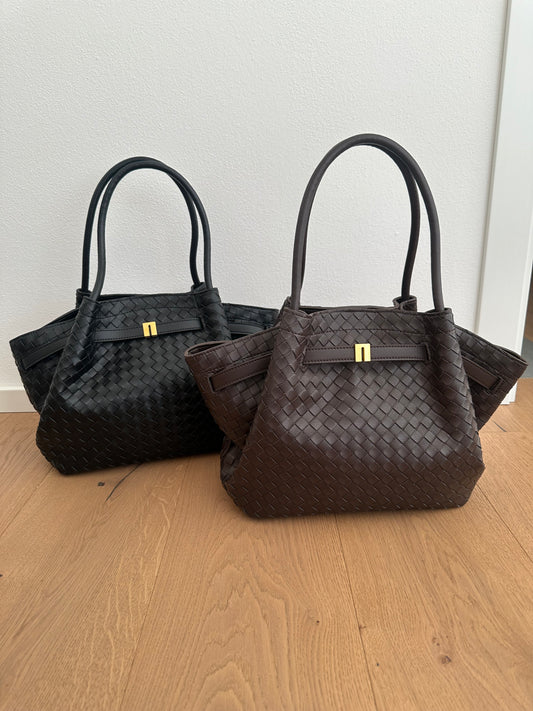 CAROL- woven shoulder bag
