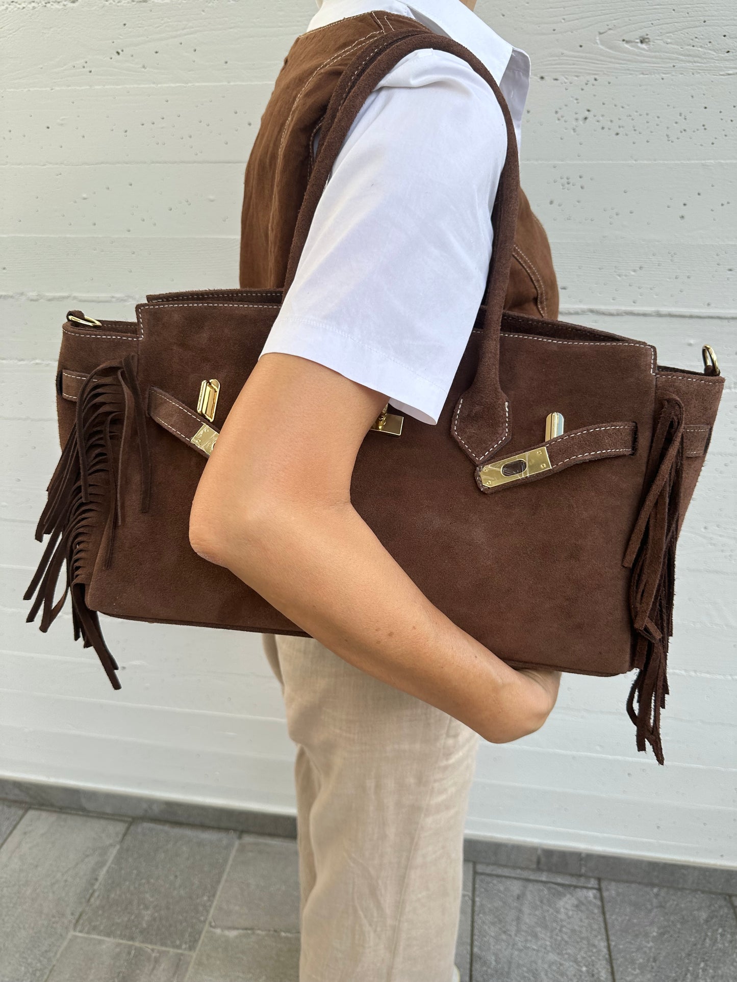 RUGA - suede fringes