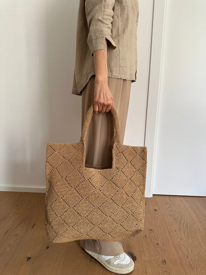 CLARISSA - tote artigianale rafia
