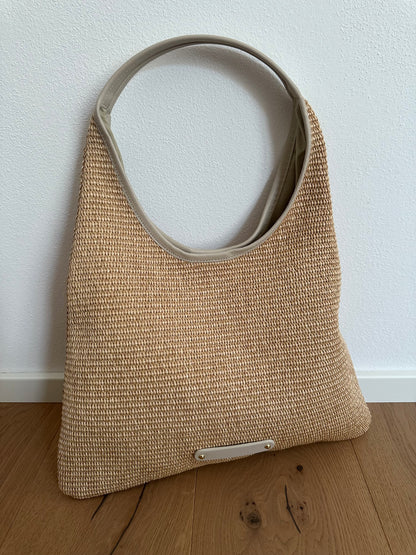 MIREA Classic- rafia hobo bag