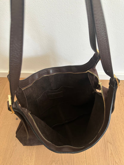 LIDIA hobo- suede