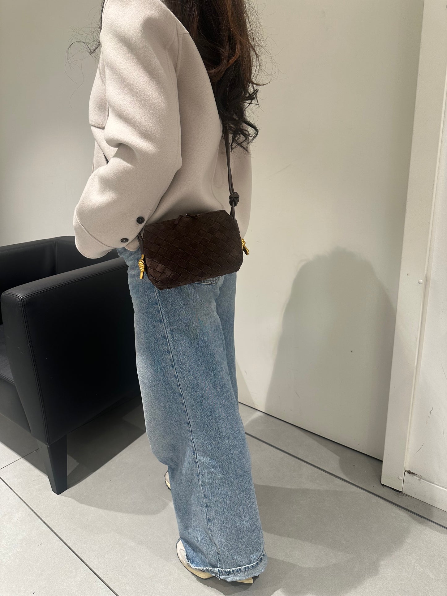 💐CAMERA BAG - suede