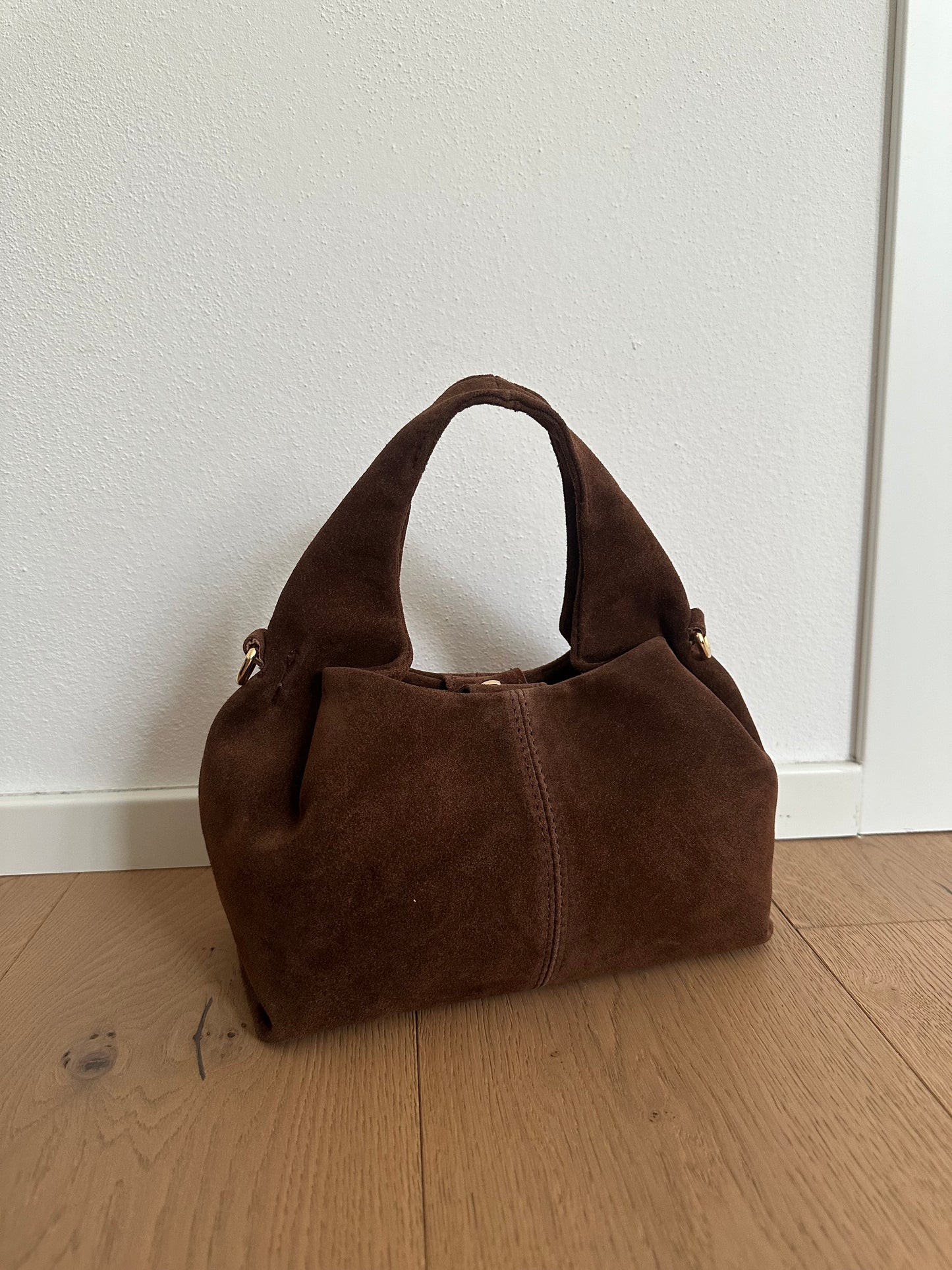 ZOE suede- Borsa a mano con tracolla