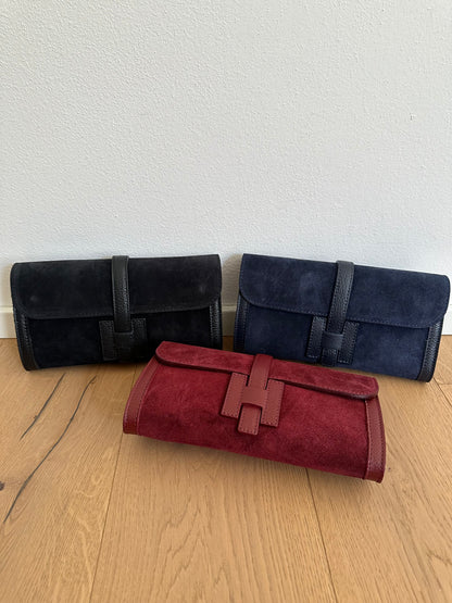 HANNAH suede- pochette con tracolla