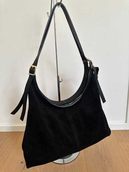LIDIA hobo- suede