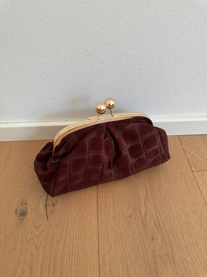 FORTUNA clutch - cocco suede
