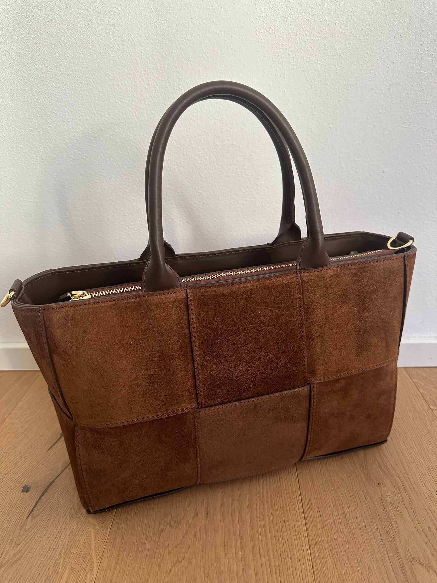 AMANDA suede large- tote bag