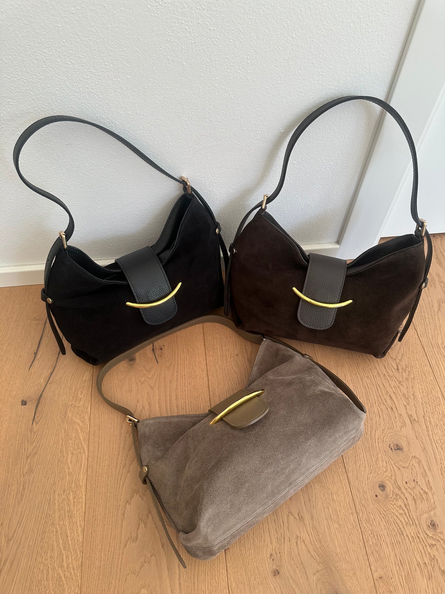 COCO- suede shoulder bag
