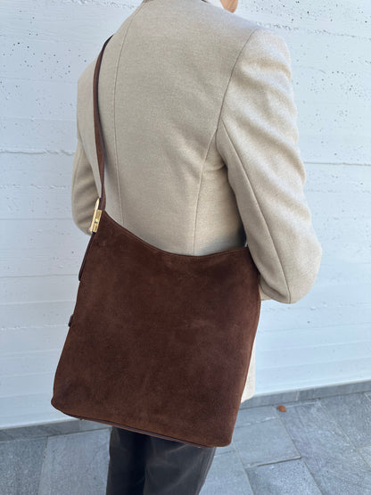 CAMILLA- suede bucket