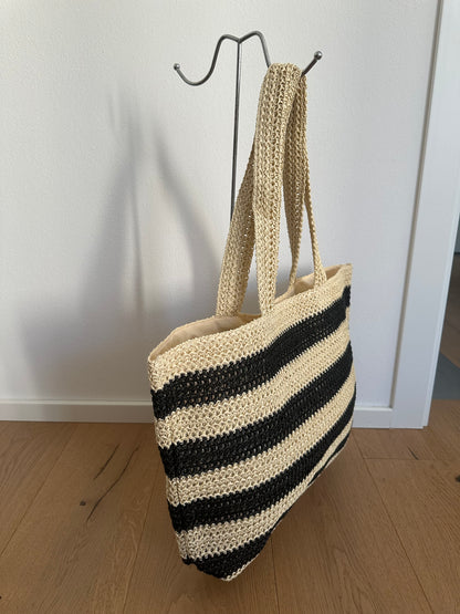 NADINA SHOPPER- effetto rafia