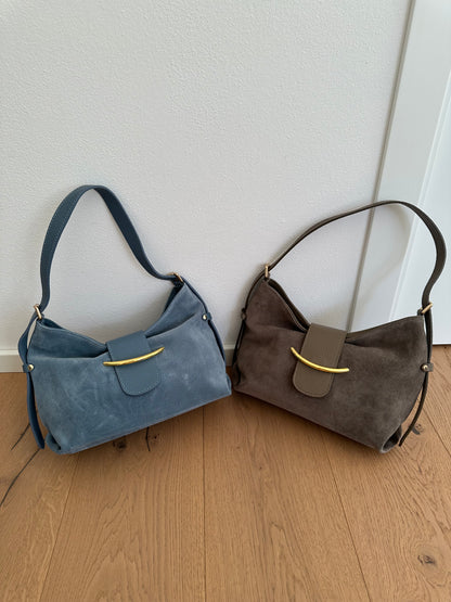 COCO- suede shoulder bag