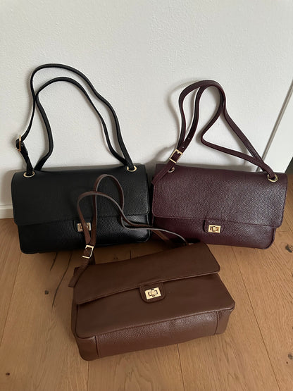 ANNABEL medium Vera pelle- borsa a spalla