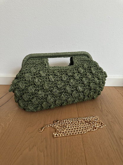 GISELDA - Pochette effetto Rafia