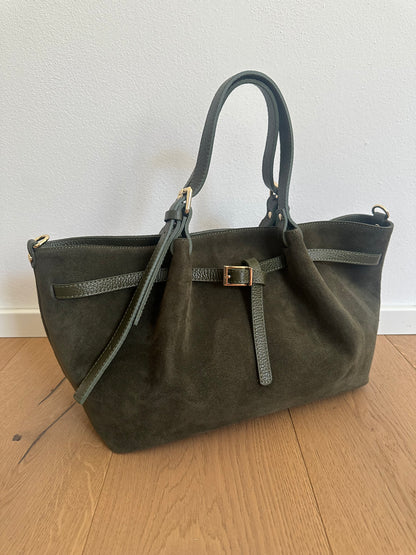 NIKY - borsa a spalla camoscio
