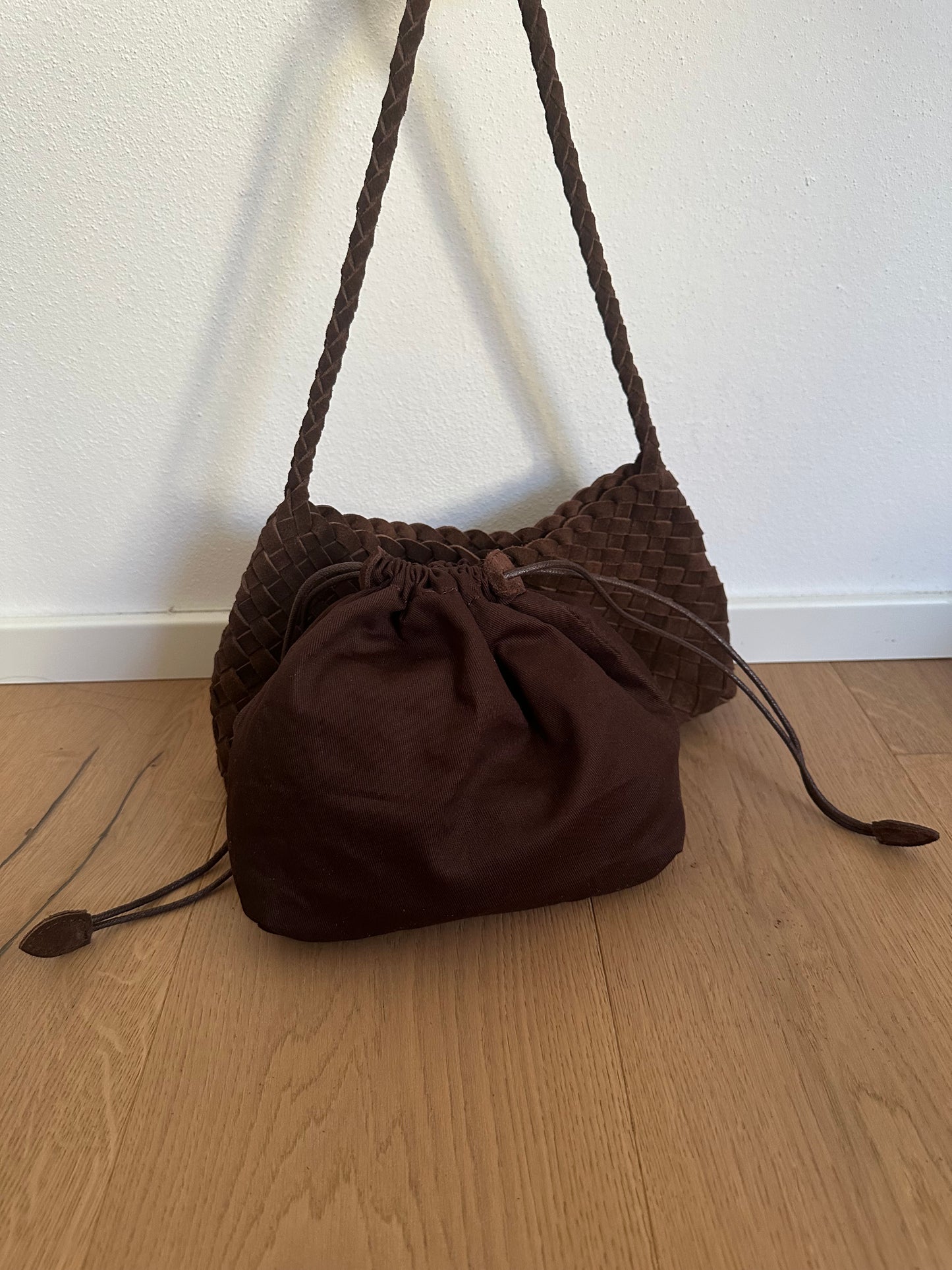 ROSY SMALL suede- shoulder bag