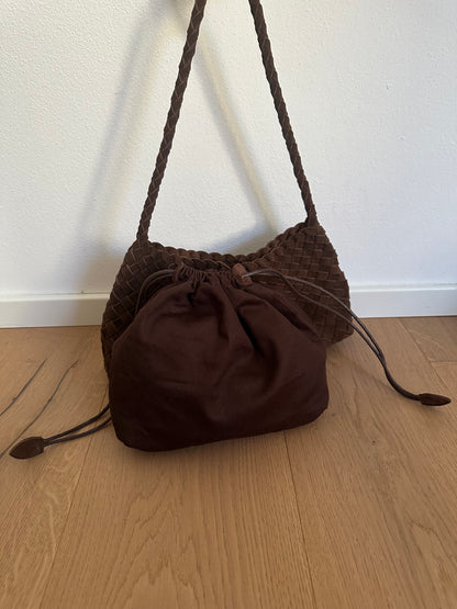 ROSY SMALL suede- shoulder bag