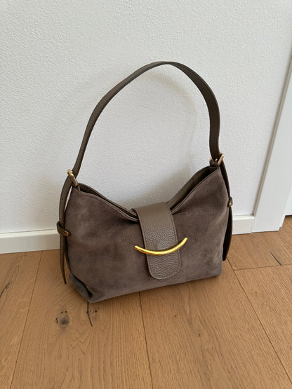 COCO- suede shoulder bag