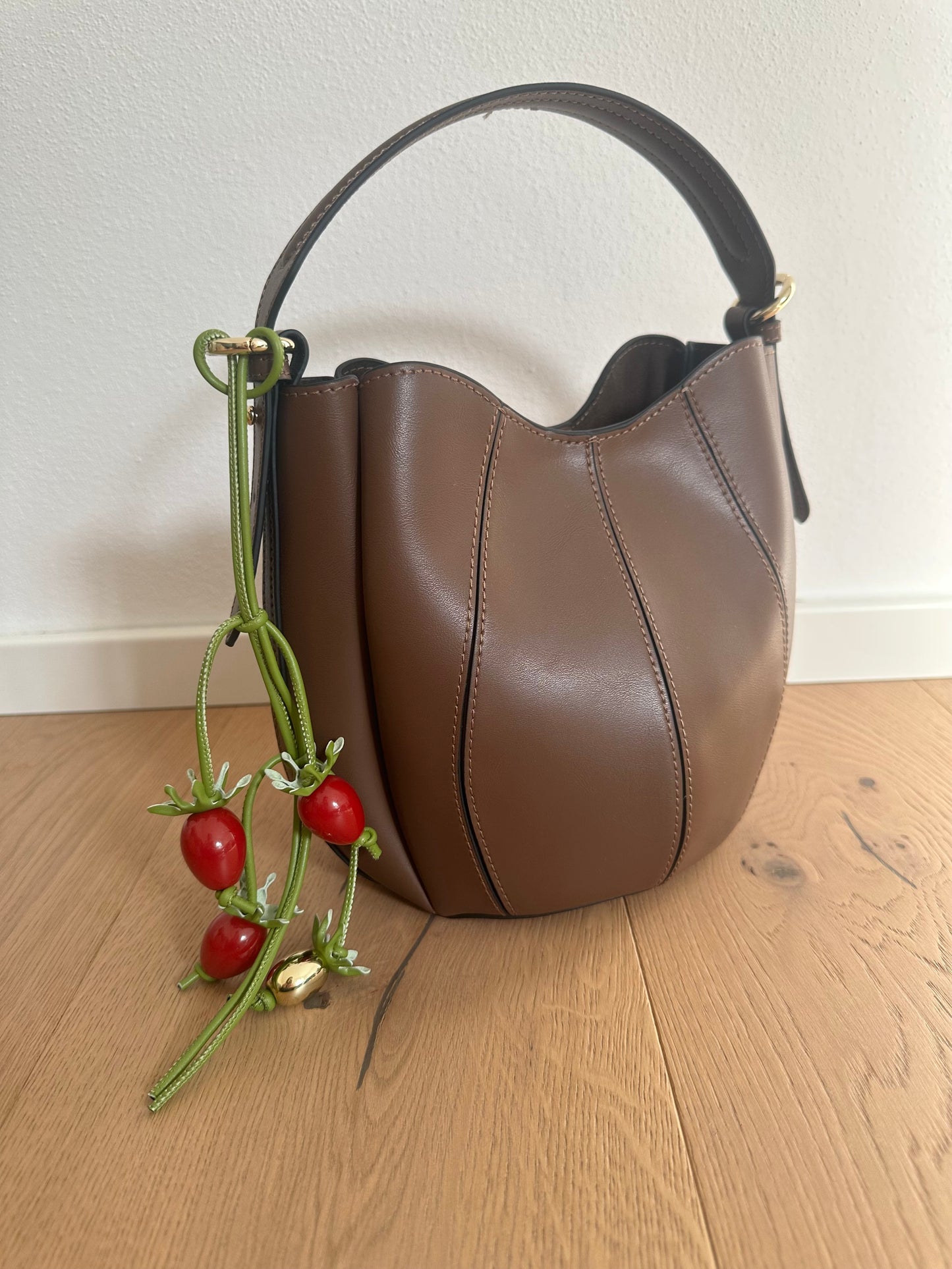 BAG CHARMS- tomato