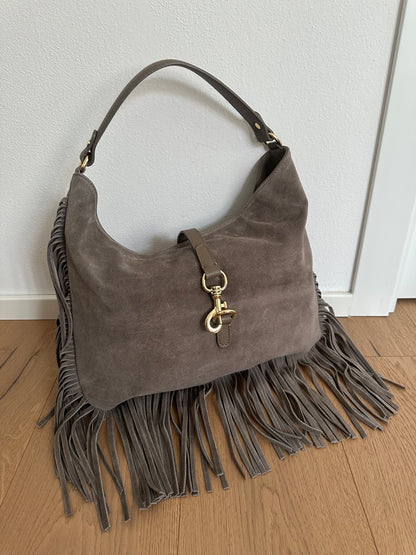 JENNY- suede e frange