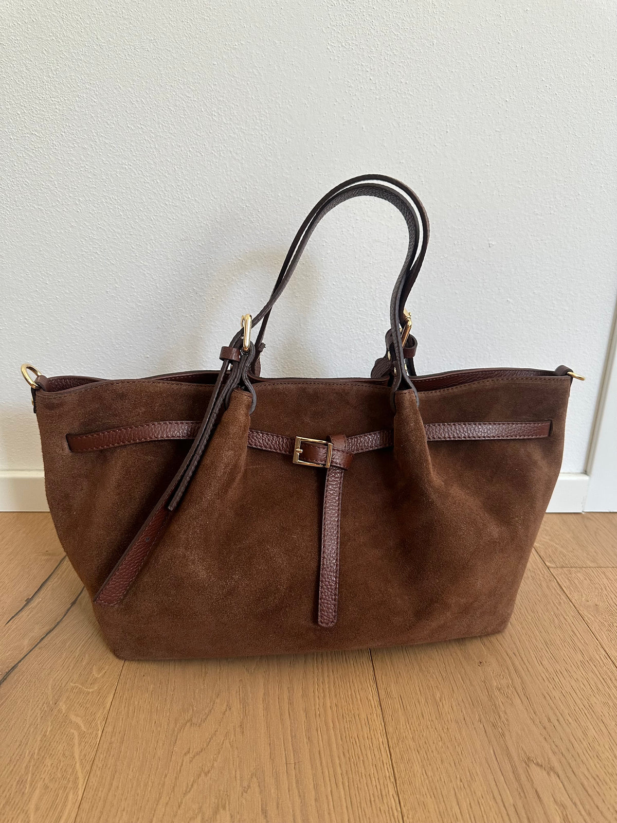 NIKY - borsa a spalla camoscio