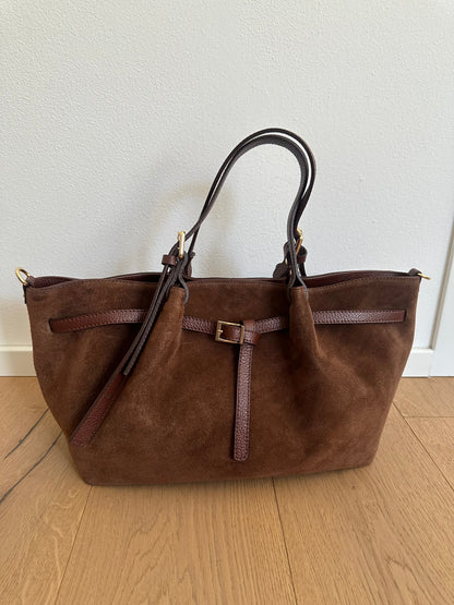 NIKY - borsa a spalla camoscio