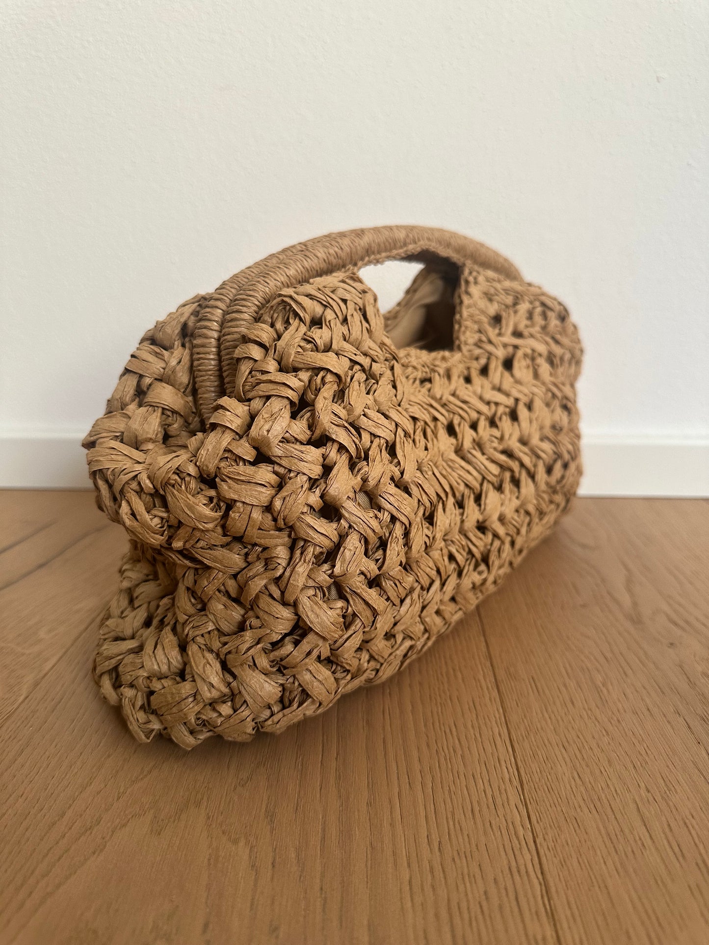 GISELLE - Pochette in Rafia