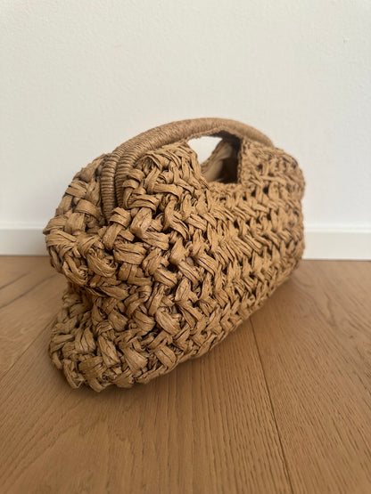 GISELLE - Pochette in Rafia