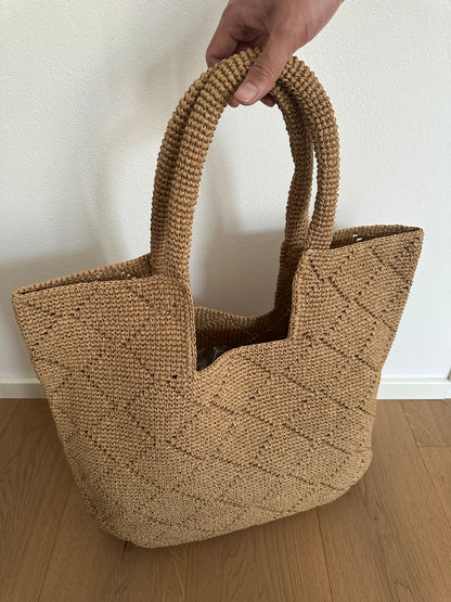 CLARISSA - tote artigianale rafia