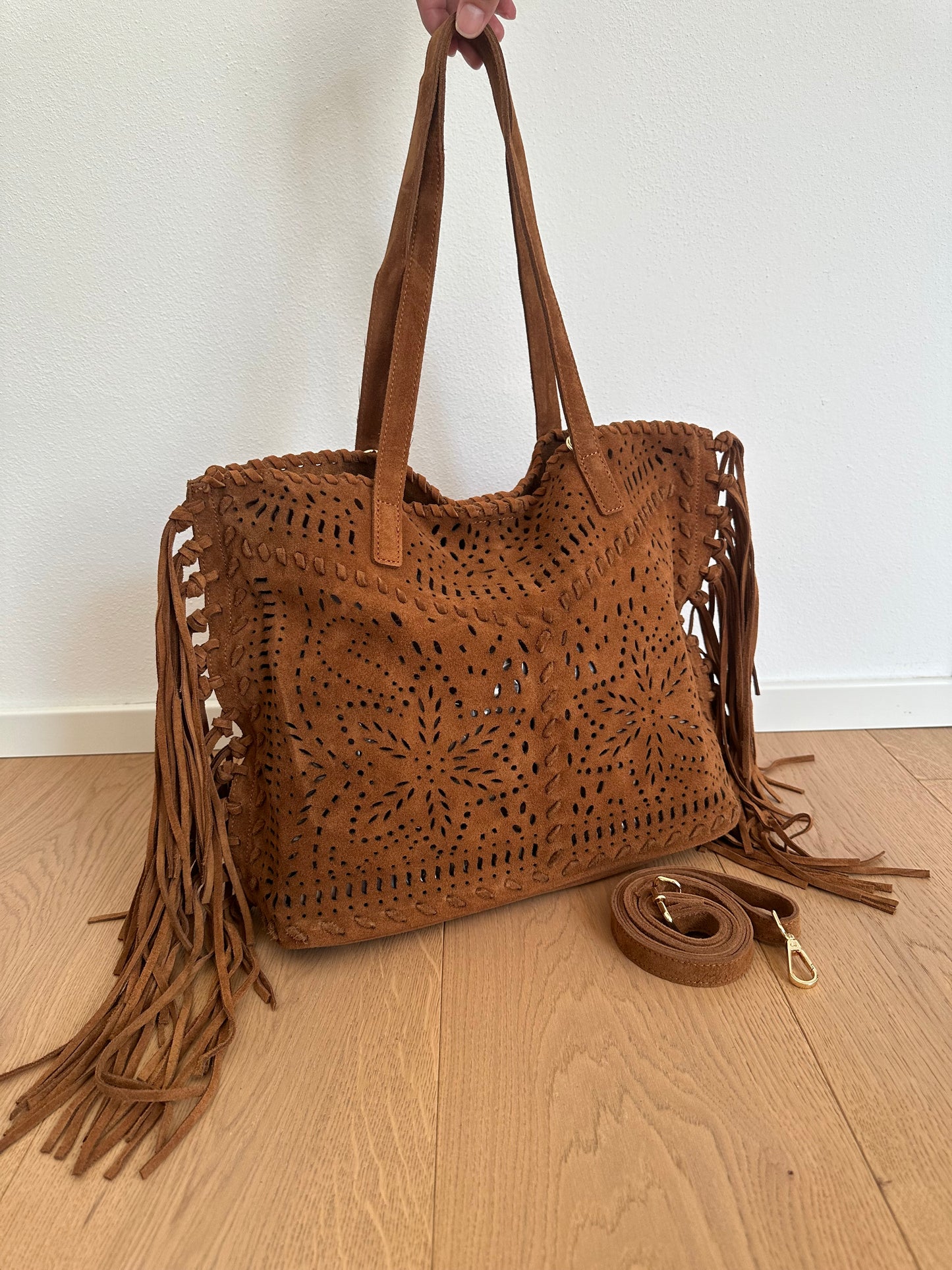FARAH SUEDE- frange