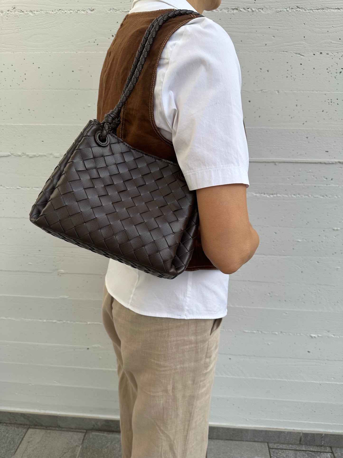 EMMA woven- Vera pelle