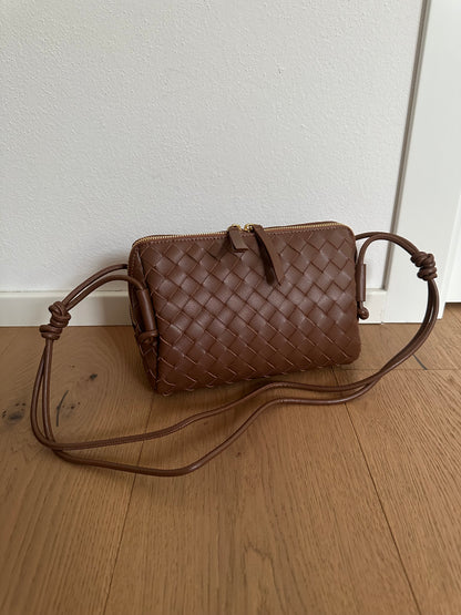 AMBRE large - Vera pelle intrecciata