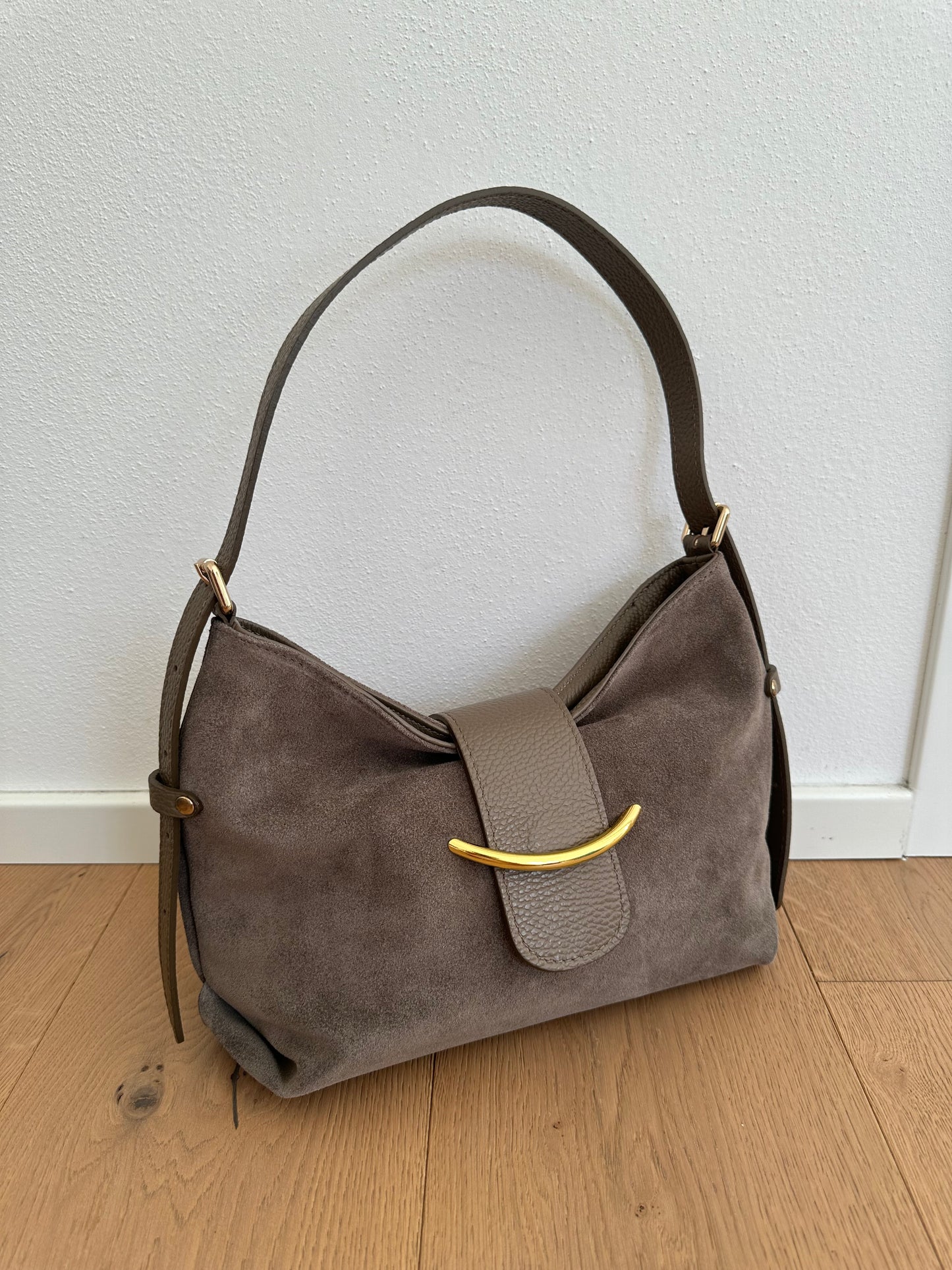 COCO- suede shoulder bag