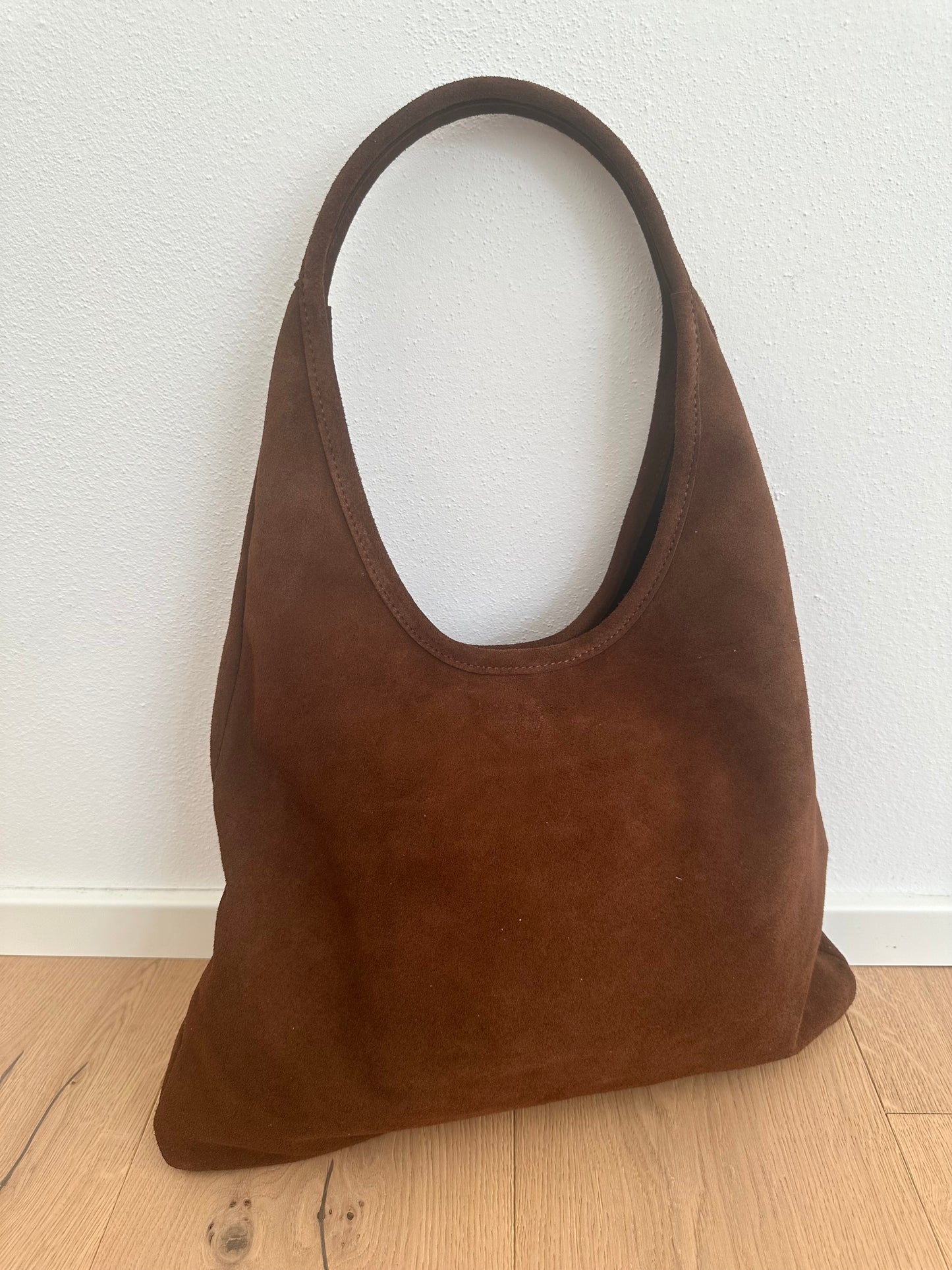MIREA - suede hobo bag
