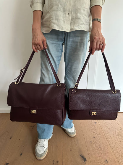 ANNABEL medium Vera pelle- borsa a spalla