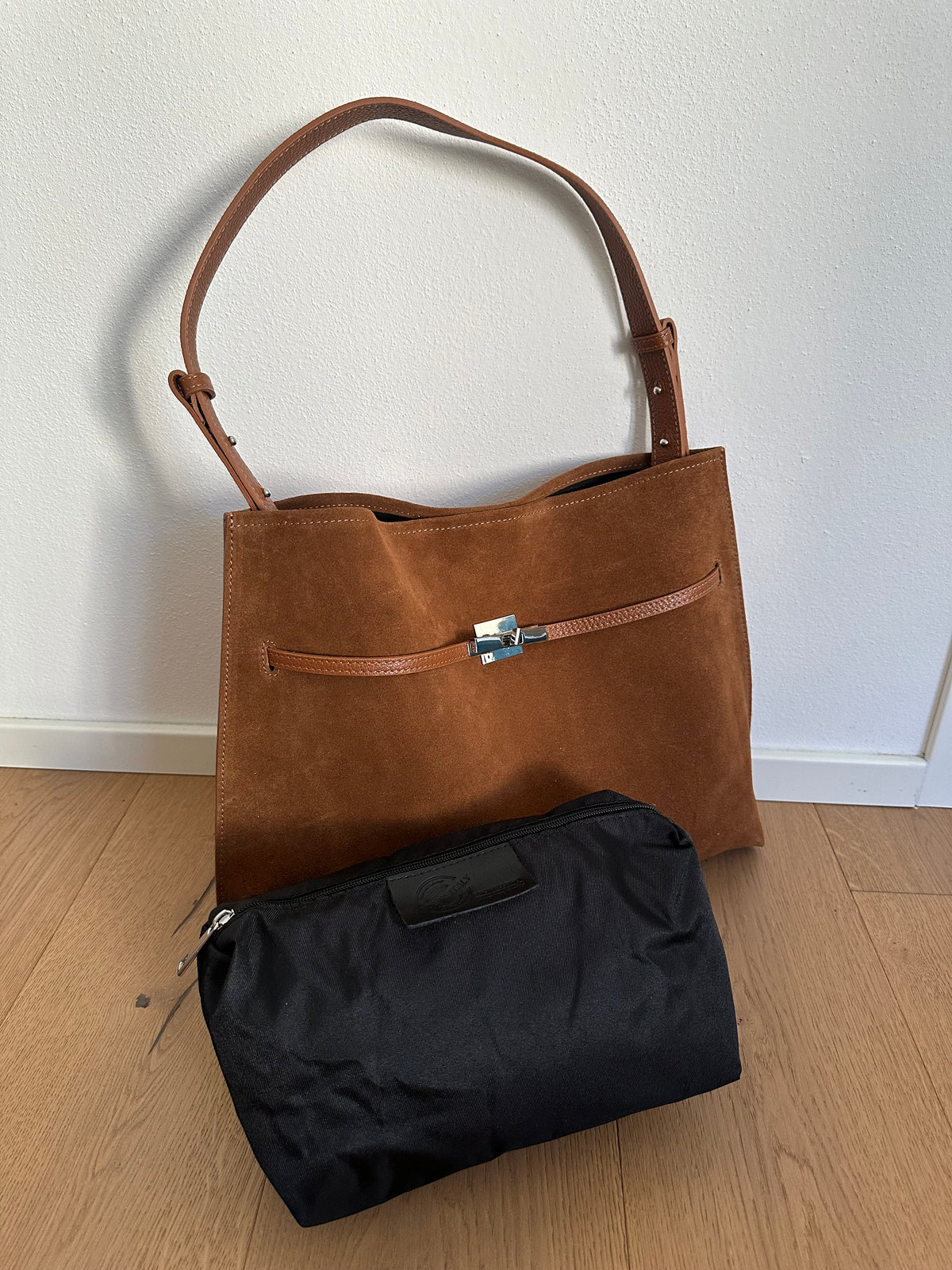 KIRA suede- borsa a spalla/ tracolla