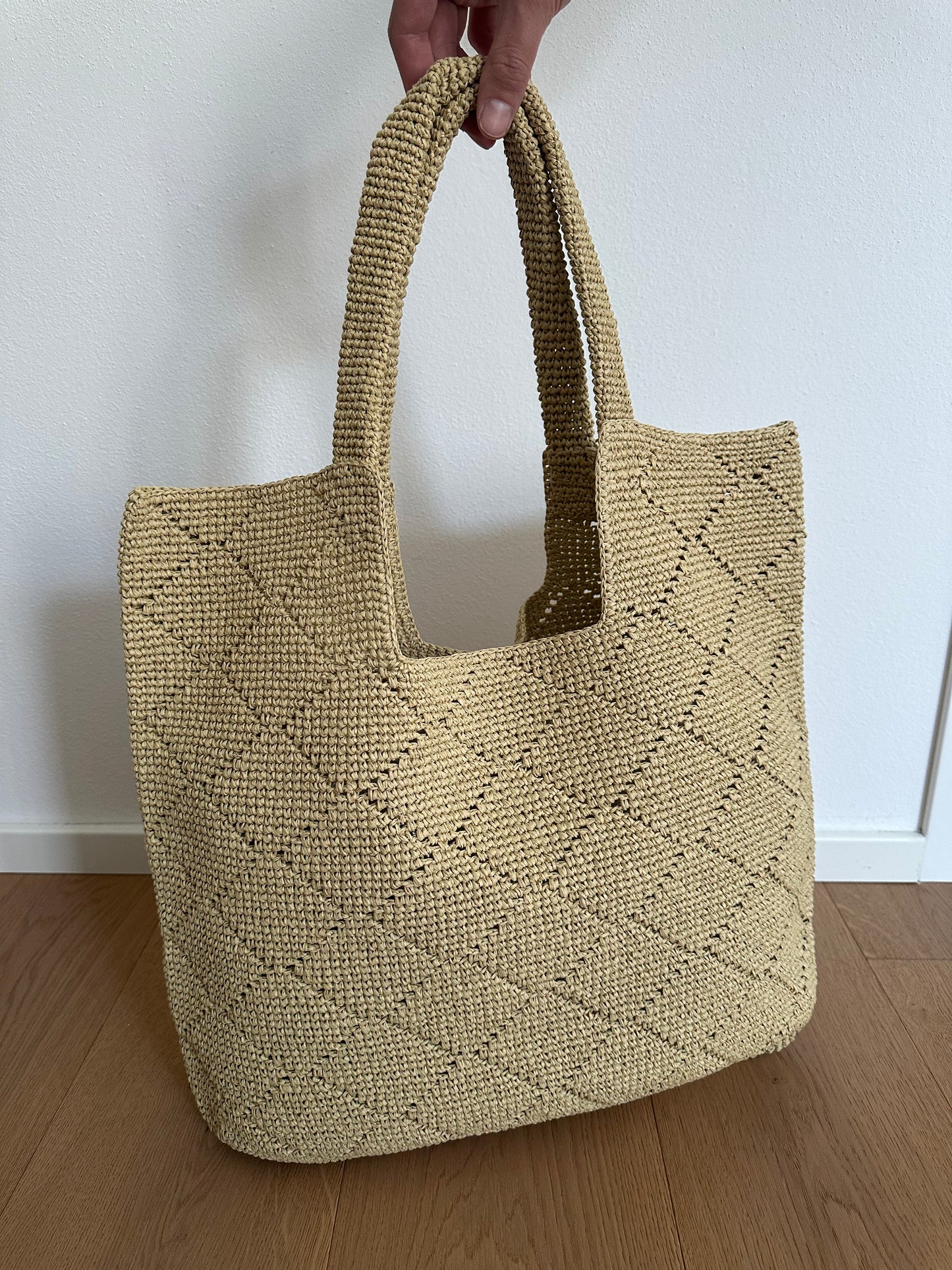 CLARISSA - tote artigianale rafia