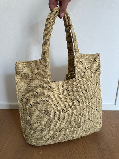 CLARISSA - tote artigianale rafia