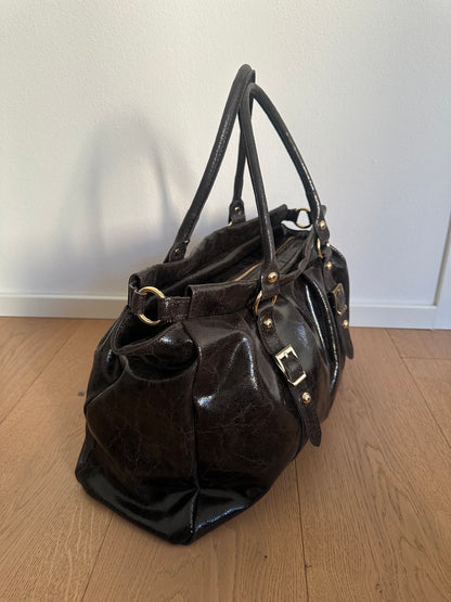 LYNN- borsa grande a spalla, con tracolla