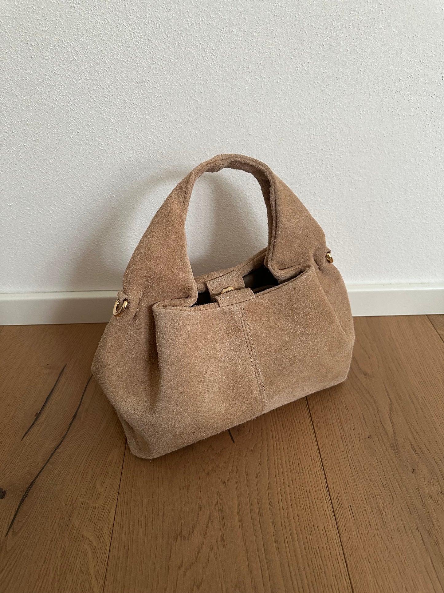 ZOE suede- Borsa a mano con tracolla