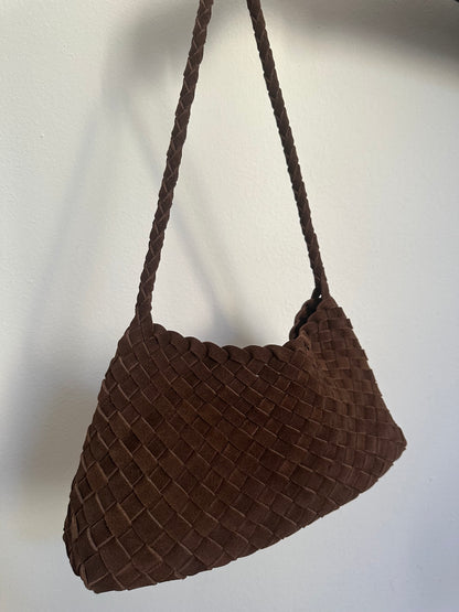 ROSY SMALL suede- shoulder bag