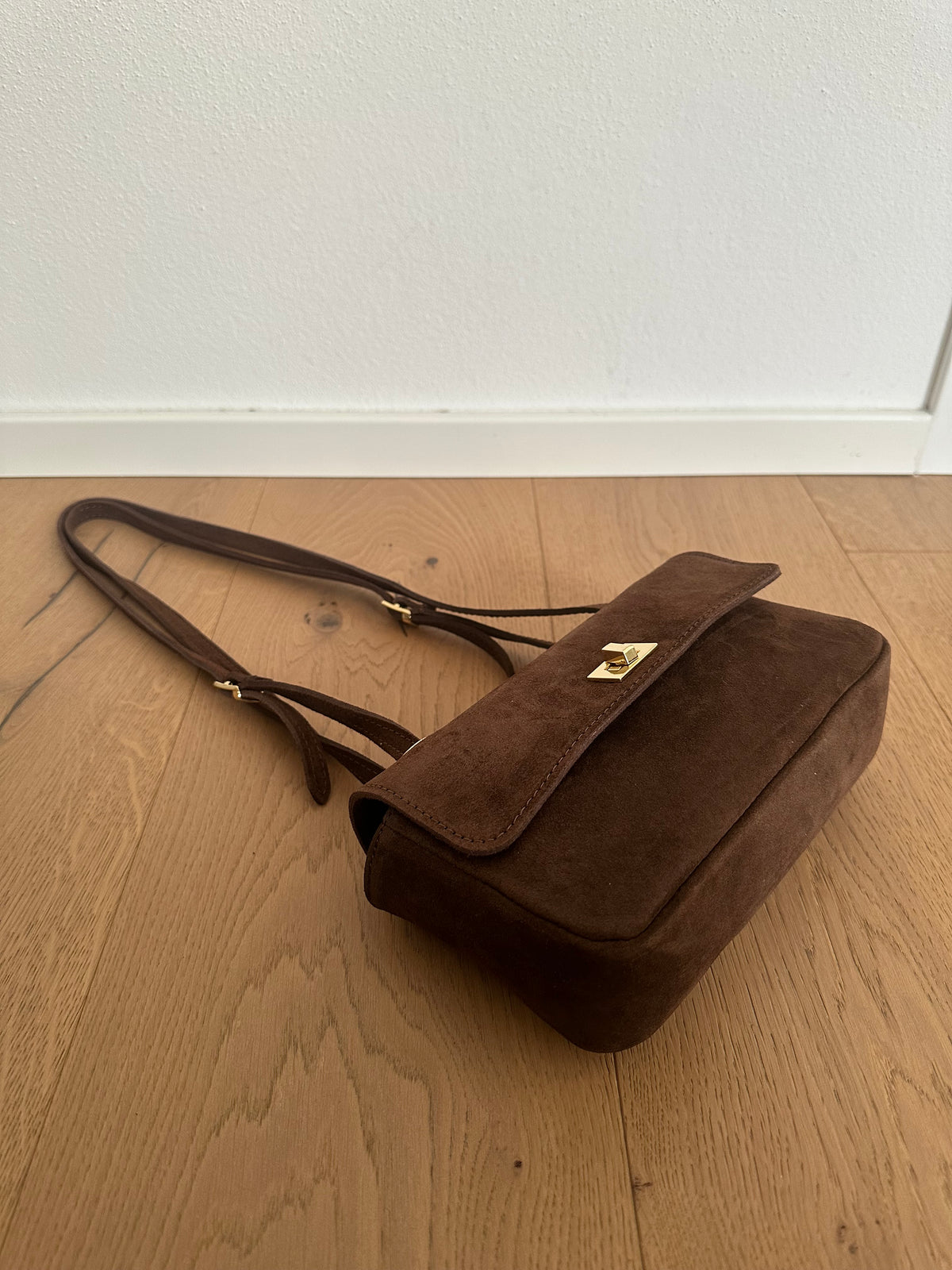 BLANCA- borsa a spalla camoscio